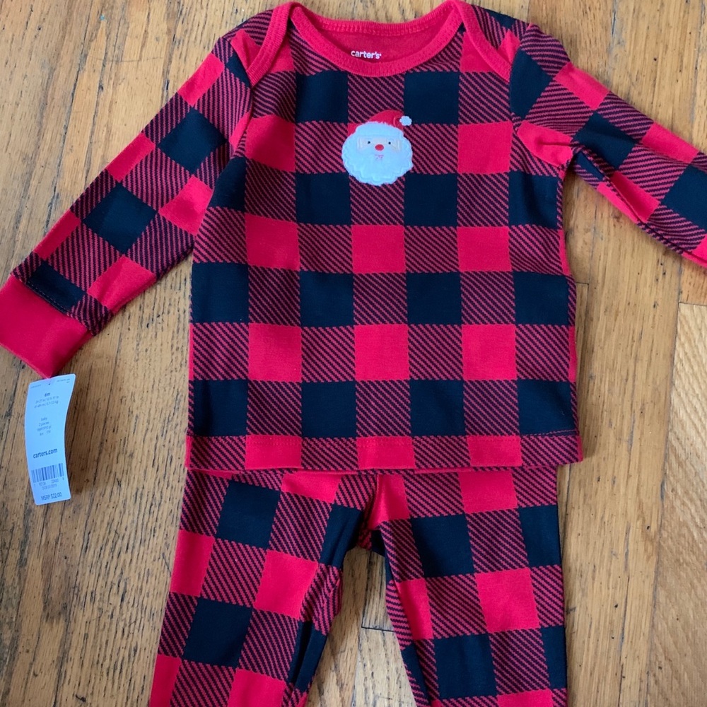 Carters 2pc Santa 🎅🏾 pajama